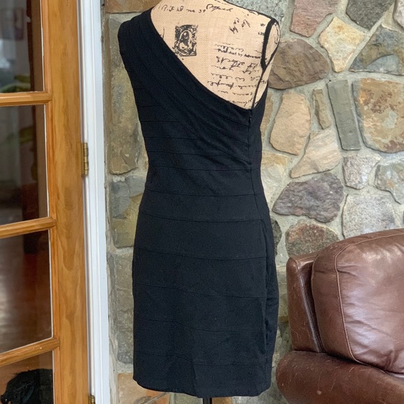 Express one shoulder bodycon dress size L - Picture 2 of 7